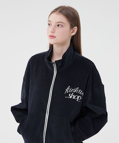 [ KIRSH ]★UNI LETTERING LOGO CORDUROY JACKET KIRSH ]☆UNI LETTERING LOGO CORDUROY JACKET