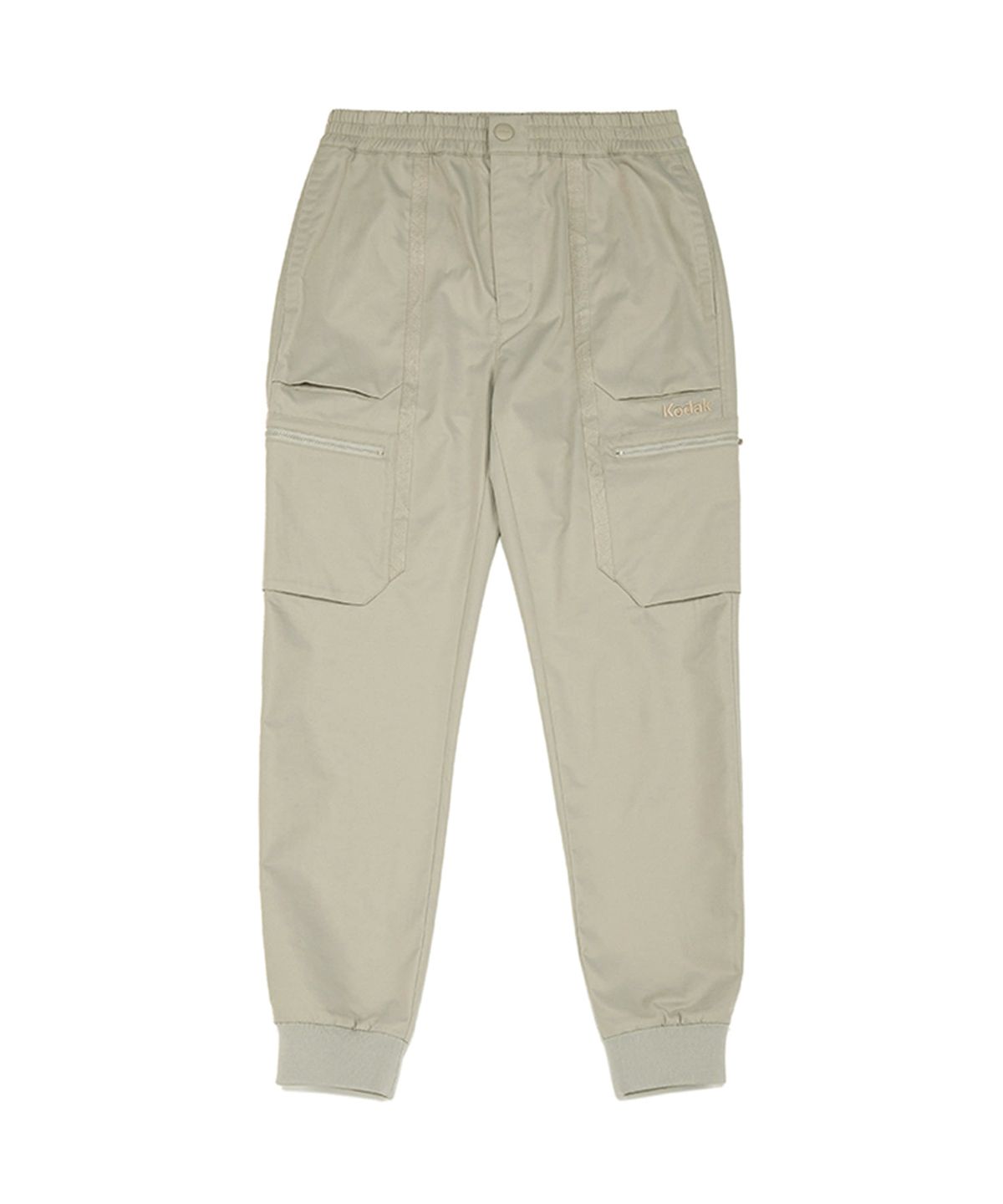 코닥(KODAK) 사이드 포켓 슬림 조거팬츠 BEIGE