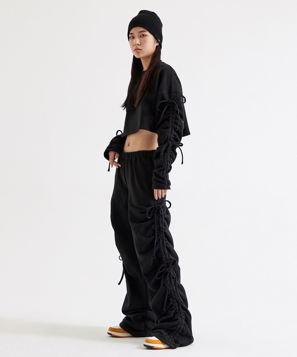 탑걸(TOPGIRL) DRAWSTRING SIDE SWEATPANTS_T226BT711
