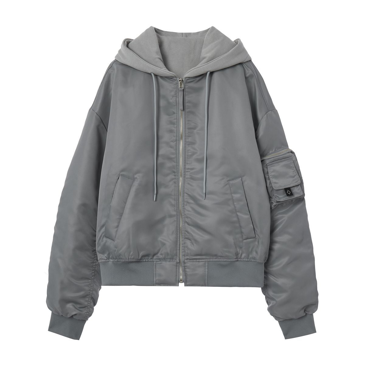 하드기어 어패럴(HARDGEAR APPAREL) MA-1 봄버자켓 그레이