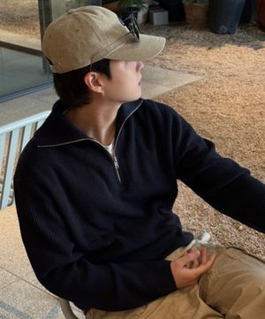 [ON][집업or라운드 선택]하찌조직 오버핏 데일리니트 - 6color