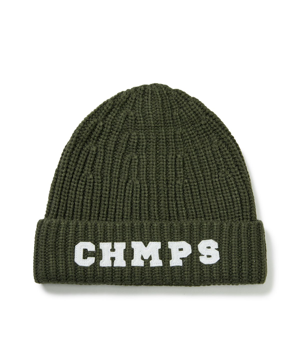 본챔스(BORN CHAMPS) CHMPS 패치 니트 비니 B22FA02KH