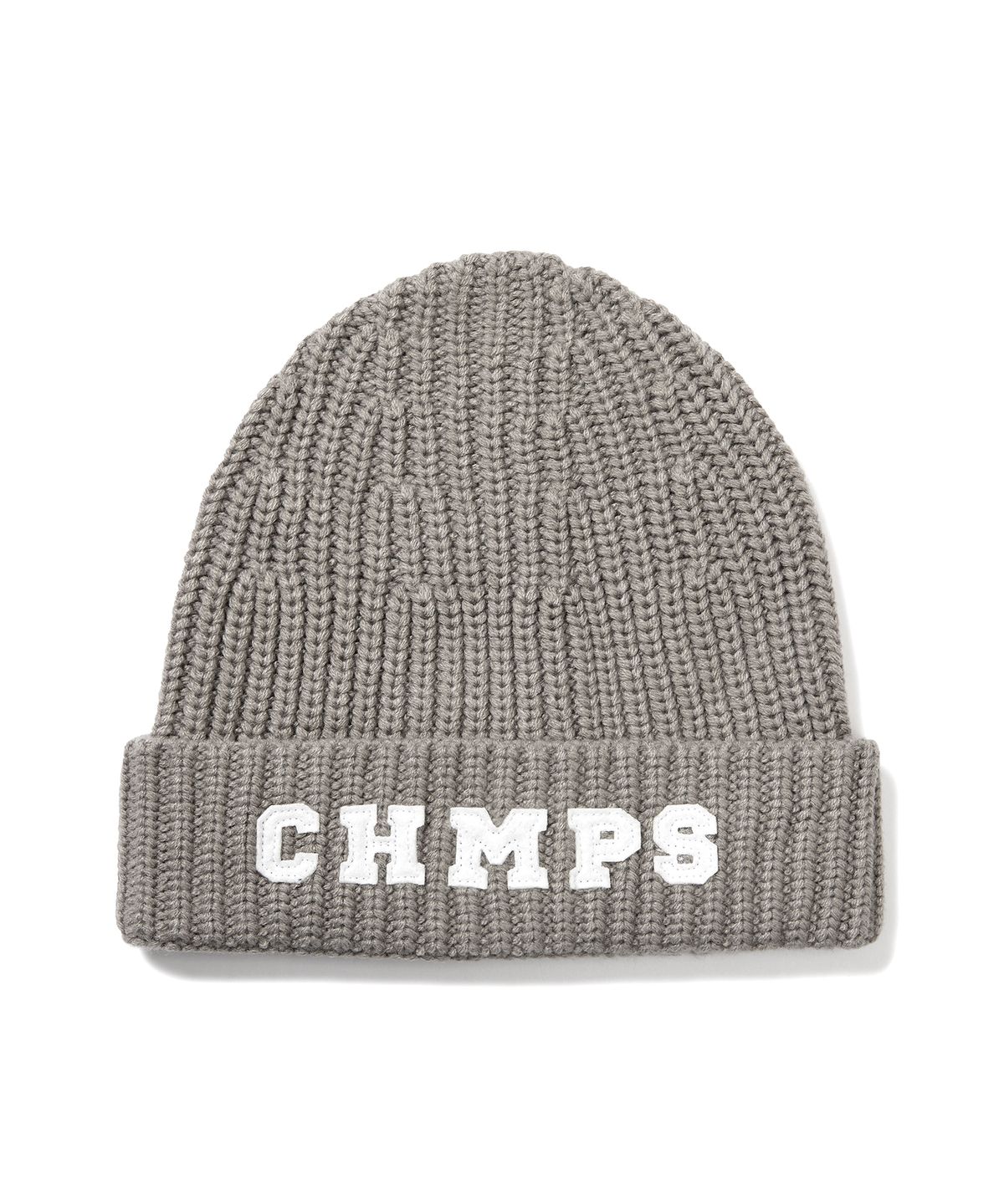 본챔스(BORN CHAMPS) CHMPS 패치 니트 비니 B22FA02MC