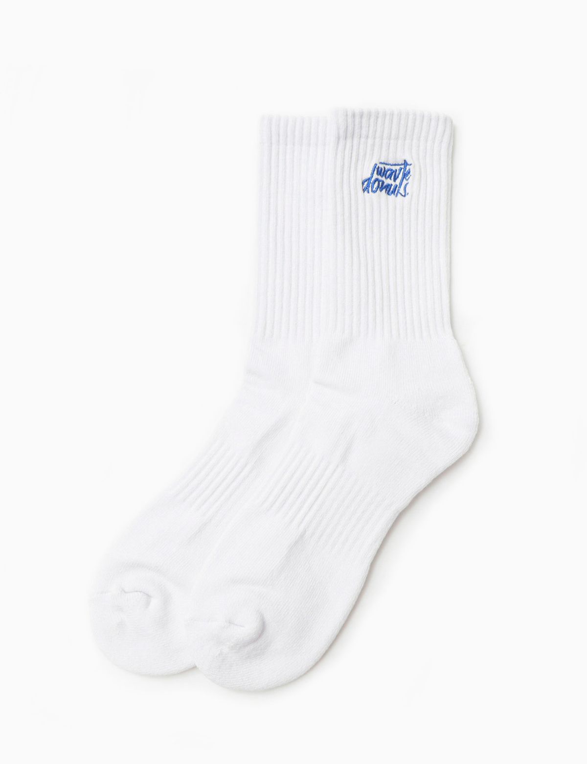 웨이브도넛(WAVEDONUTS) CUSHION SOCKS_WHITE