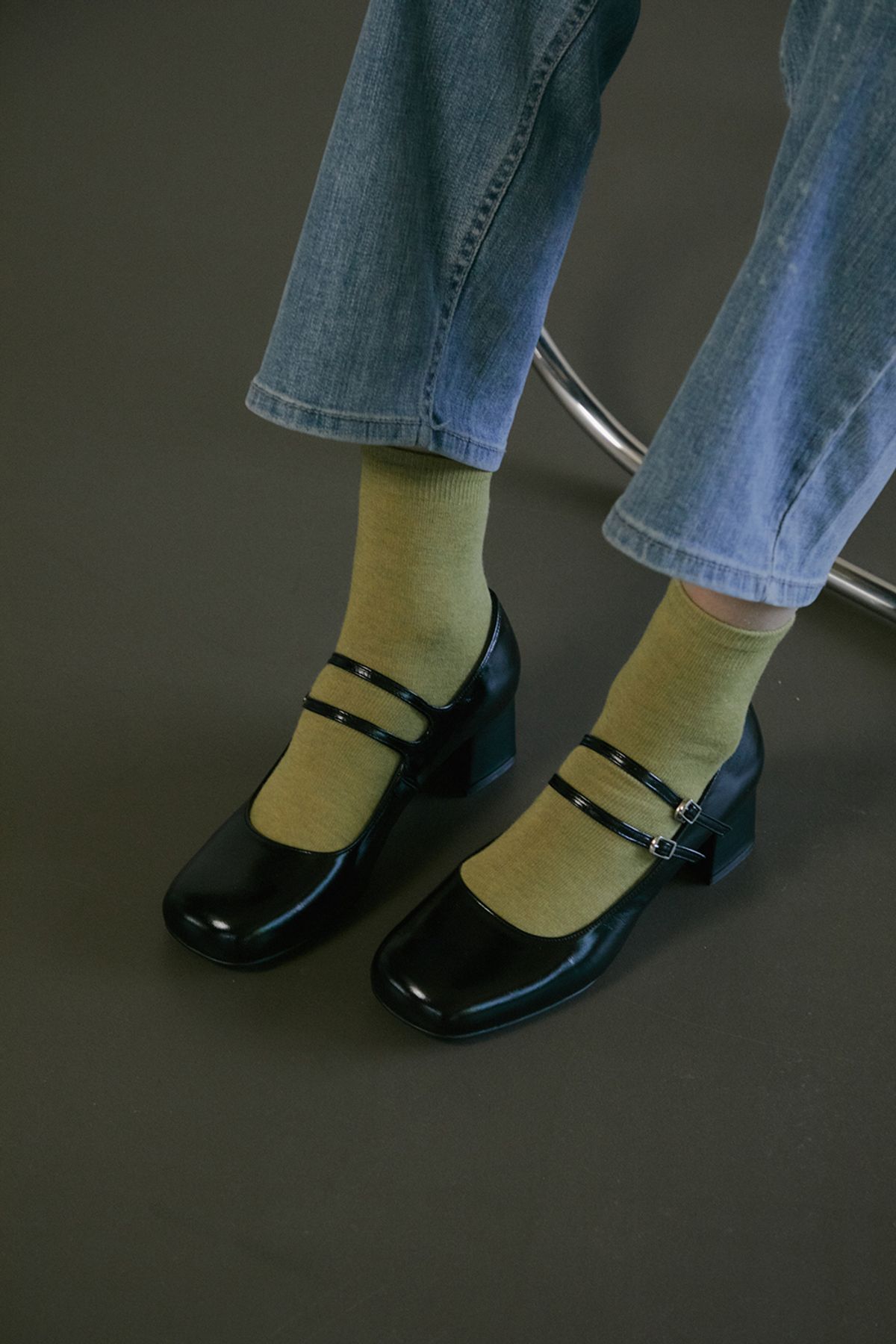 트레텐(TRETEN) Square Toe Maryjane Pumps