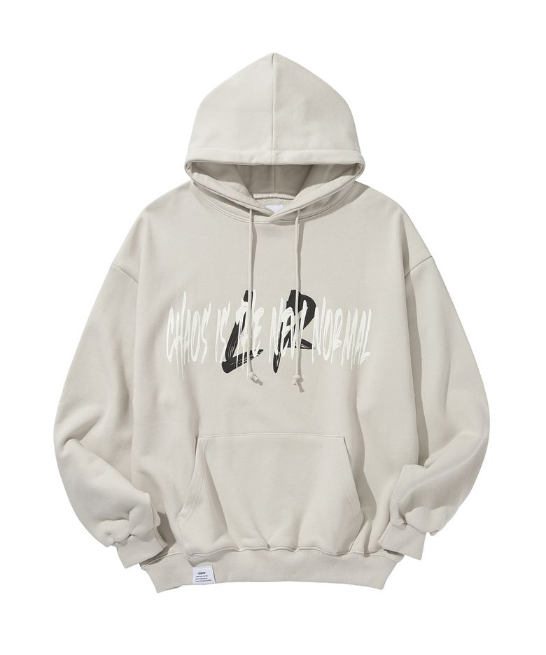 CHAOS HOODIE / LIGHT GRAY