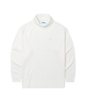 베이직 로고 터틀넥 스웨터 [IVORY](UYALK12_22)