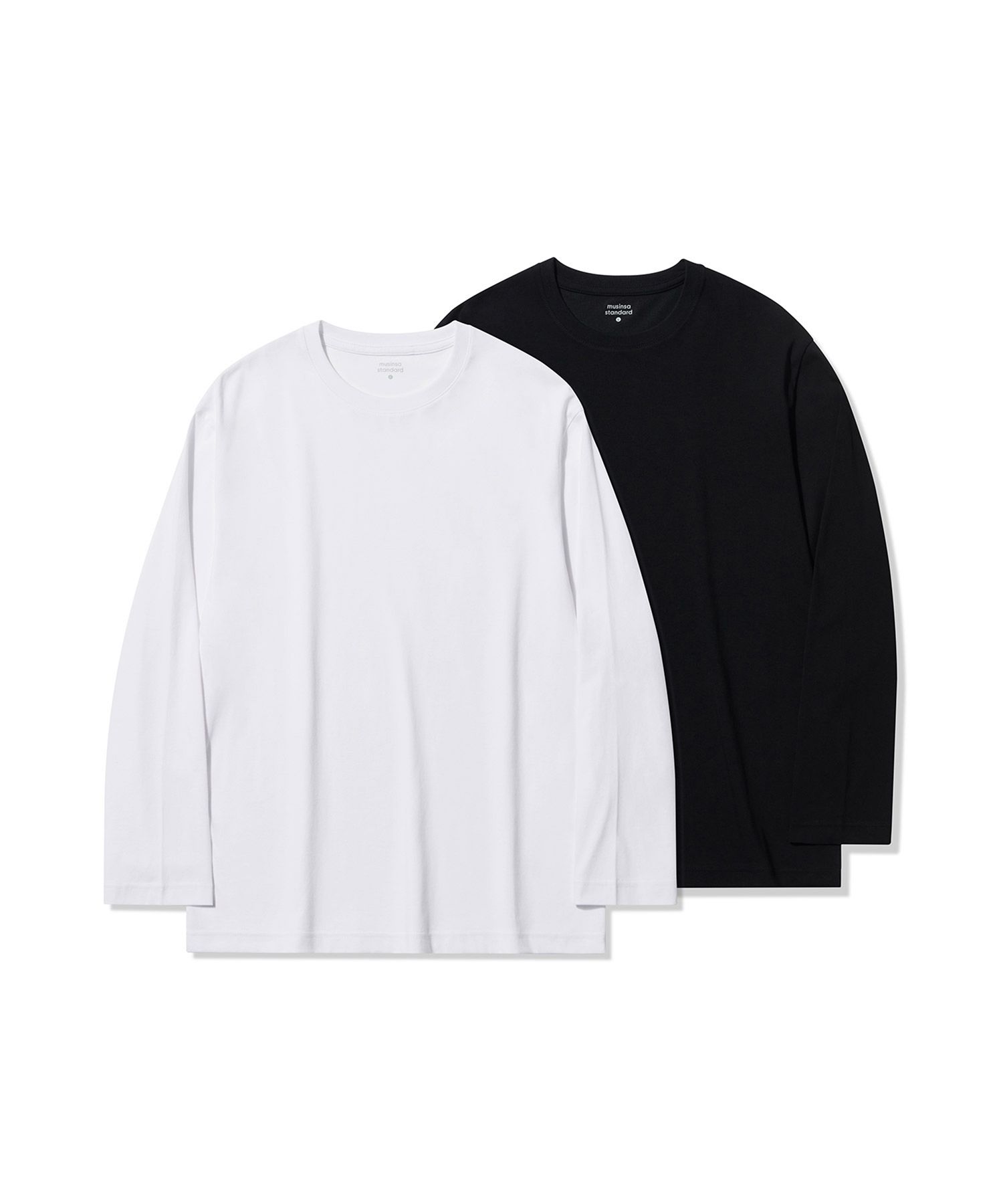 Tシャツ・カットソー *MUSINSA STANDARD* Hit Standard Crew Neck Long Sleeve T-Shir MUSINSA | MUSINSA STANDARD [Hit Standard] Crew Neck Long