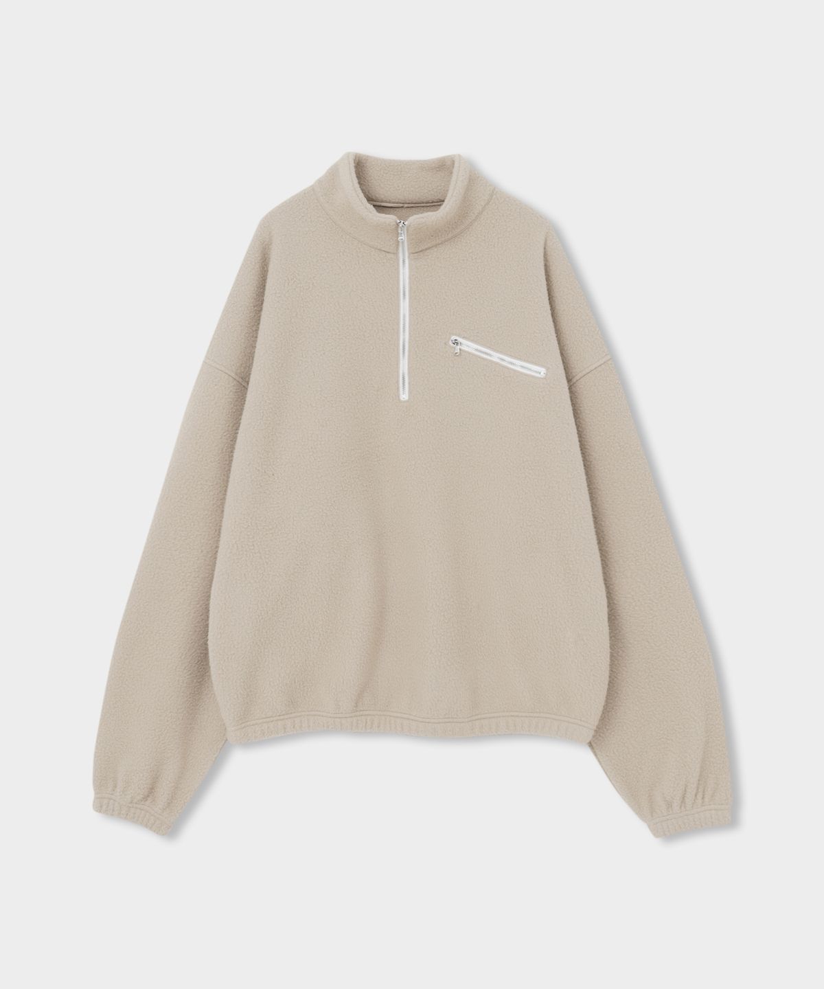 애쉬아워(ASHOUR) Softer Fleece Zip Up Almond