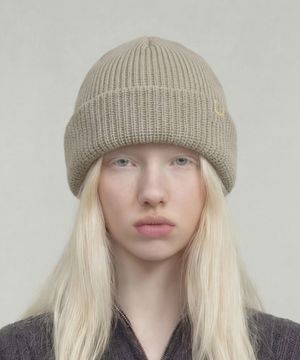 겨울 숏비니 DOUBLE ROLL UP BEANIE / AC / FIELD OATMEAL