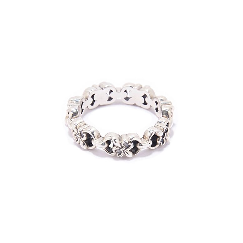 floral round ring