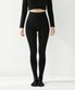 우먼즈 히트온 유발 타이즈 레깅스_블랙