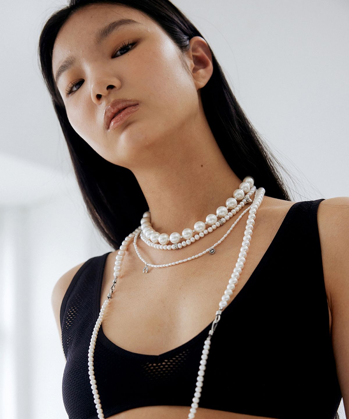 마르타(MARTA) ANTIQUE PEARL LONG NECKLACE