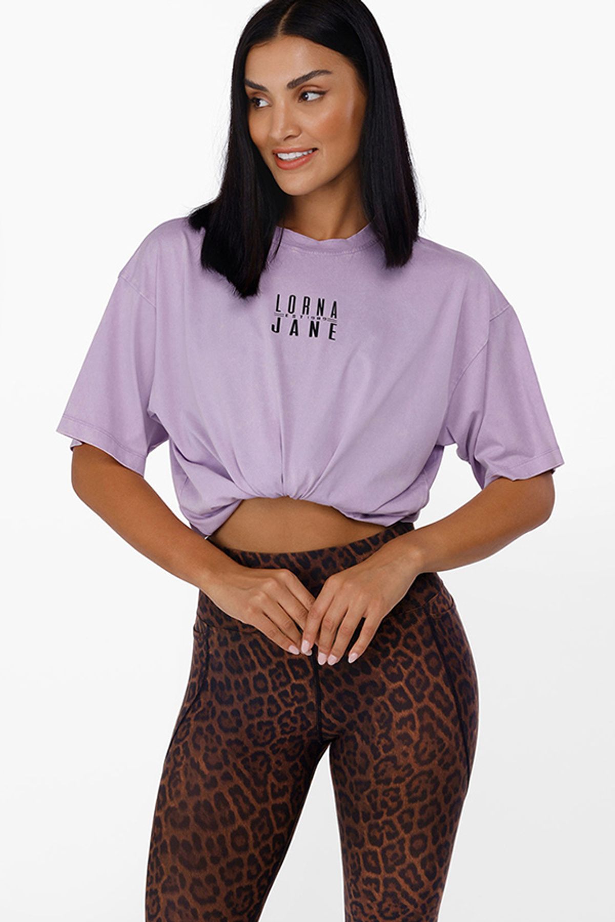 로나제인(LORNA JANE) CONTRAST RACER FULL LENGTH LEGGINGS[072211]