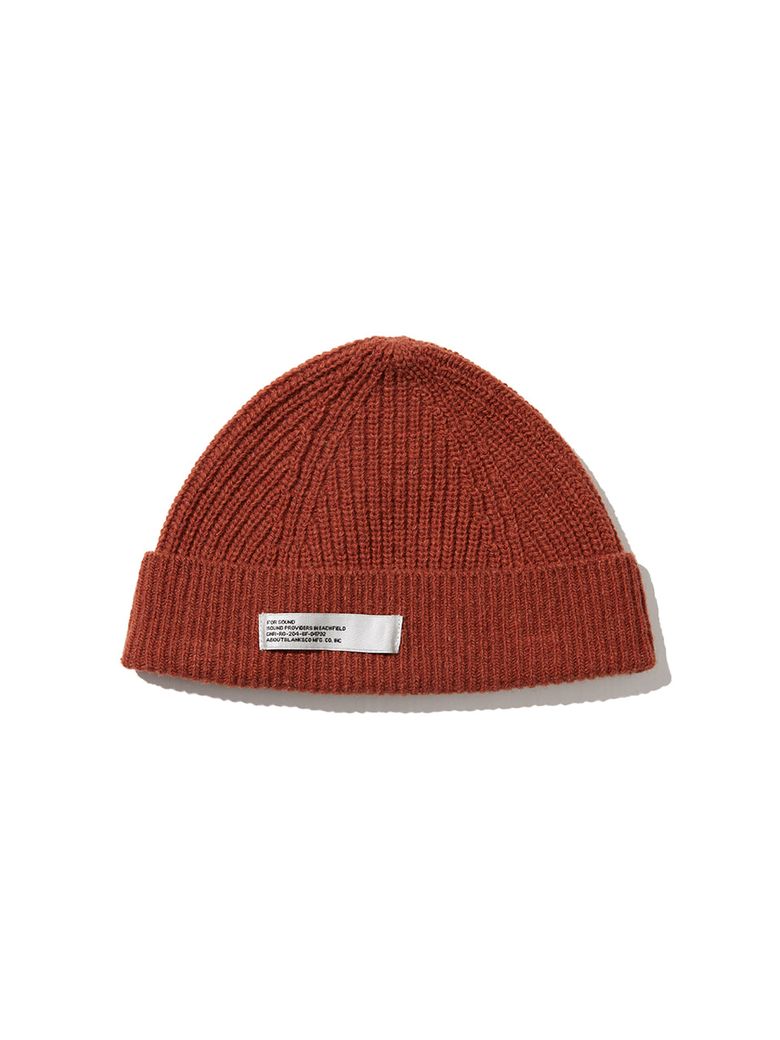 Lambs Wool Watch Cap Orange