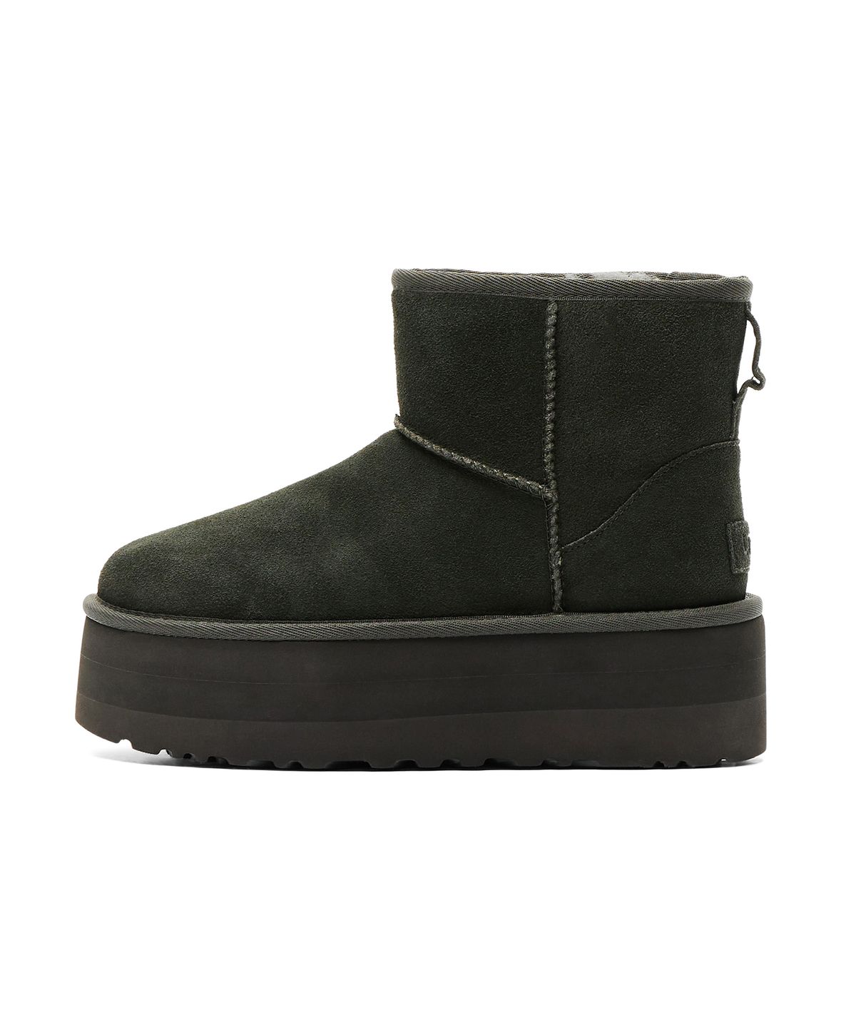 어그(UGG) 스웨이드 레더 플랫폼 부츠 (클래식 미니 플랫폼) W - 포레스트 나이트 / 1134991FRSN