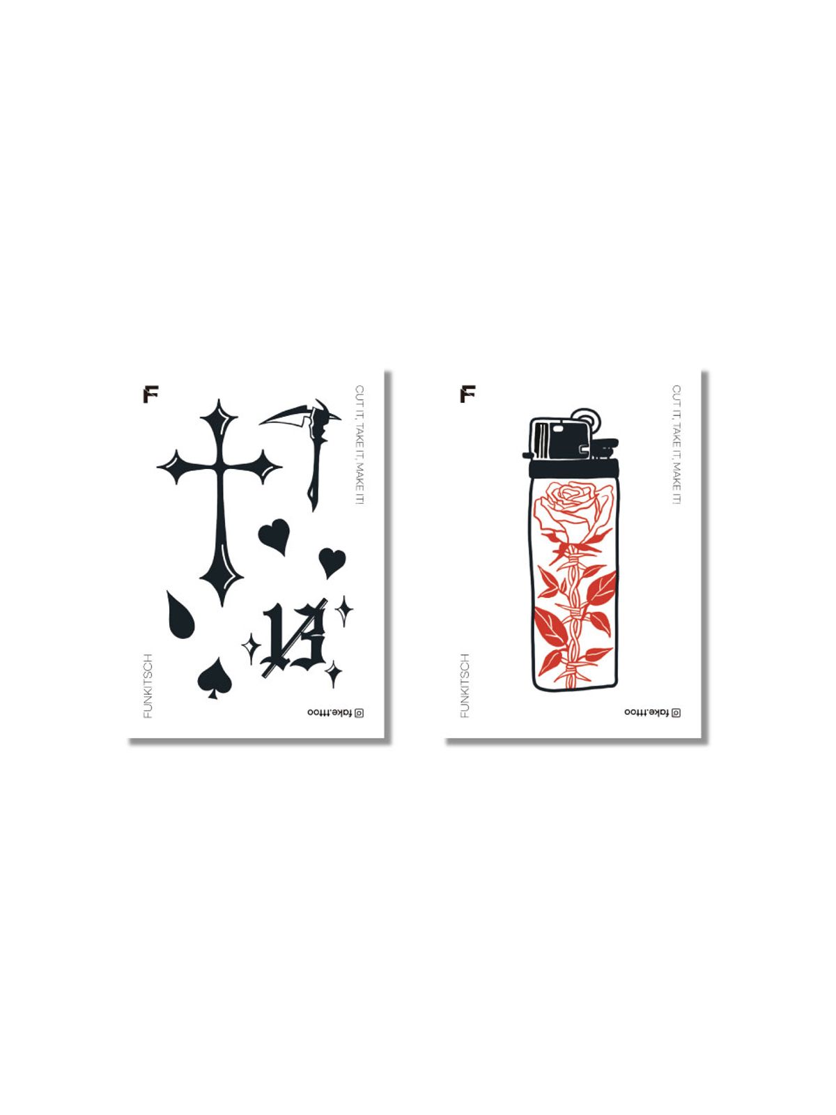 페이크타투(FAKETTT) 13th-Rose set