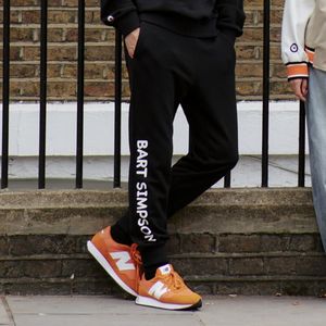 공용 심슨 바트 트레이닝 조거 팬츠 BMDPT481UBK