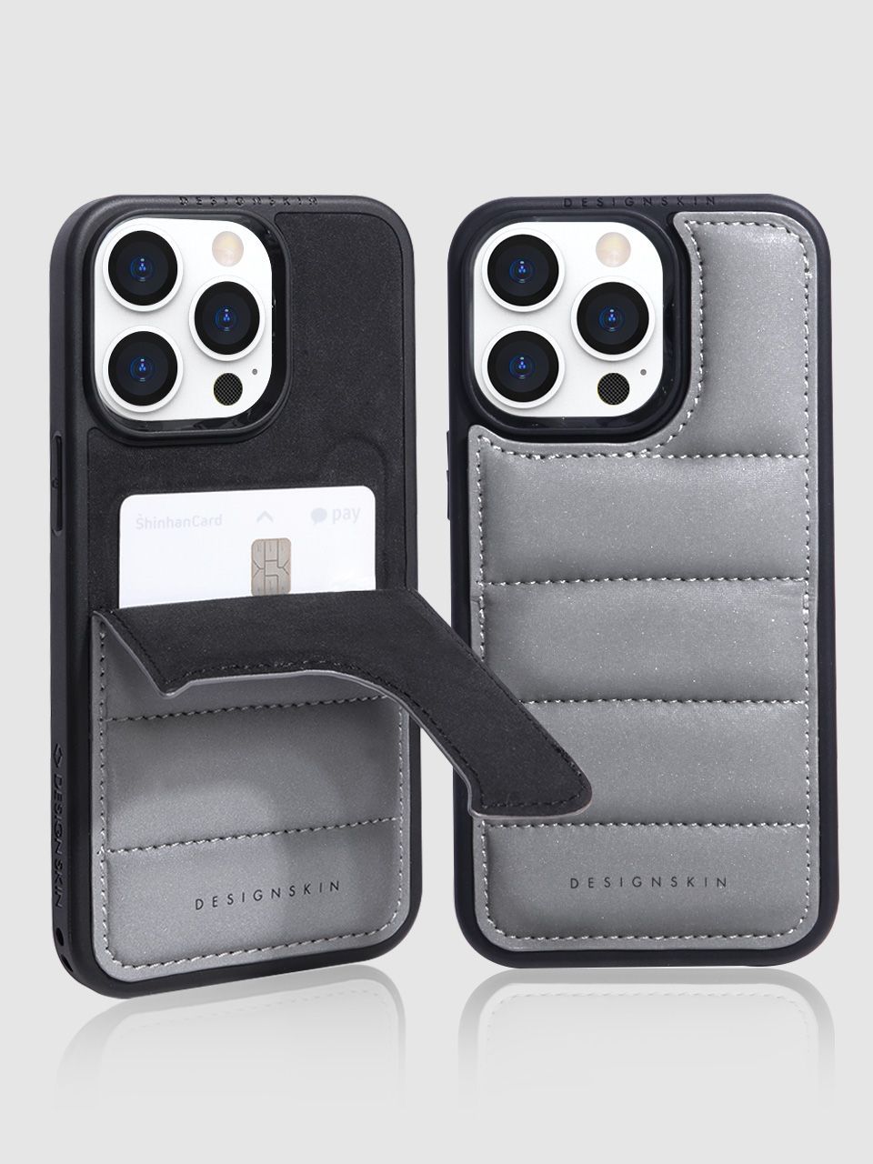 ★DESIGN SKIN★ iPhone Hidden Pocket Emboss Case Reflective MUSINSA | DESIGNSKIN iPhone Hidden Pocket Embosser Case