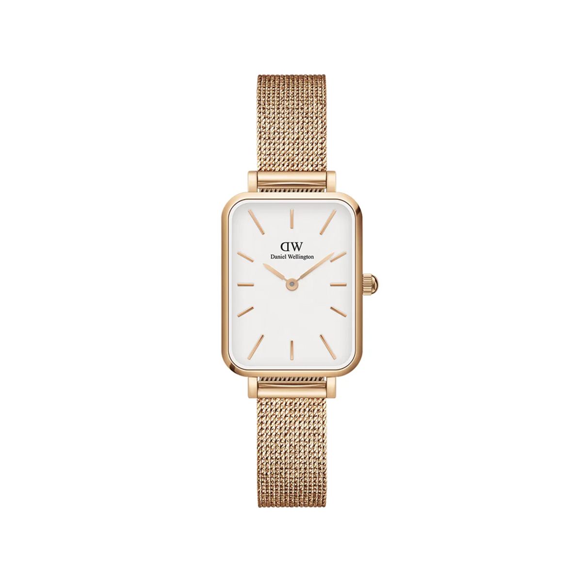 다니엘 웰링턴(DANIEL WELLINGTON) QUADRO PRESSED MELROSE 로즈골드 여성시계