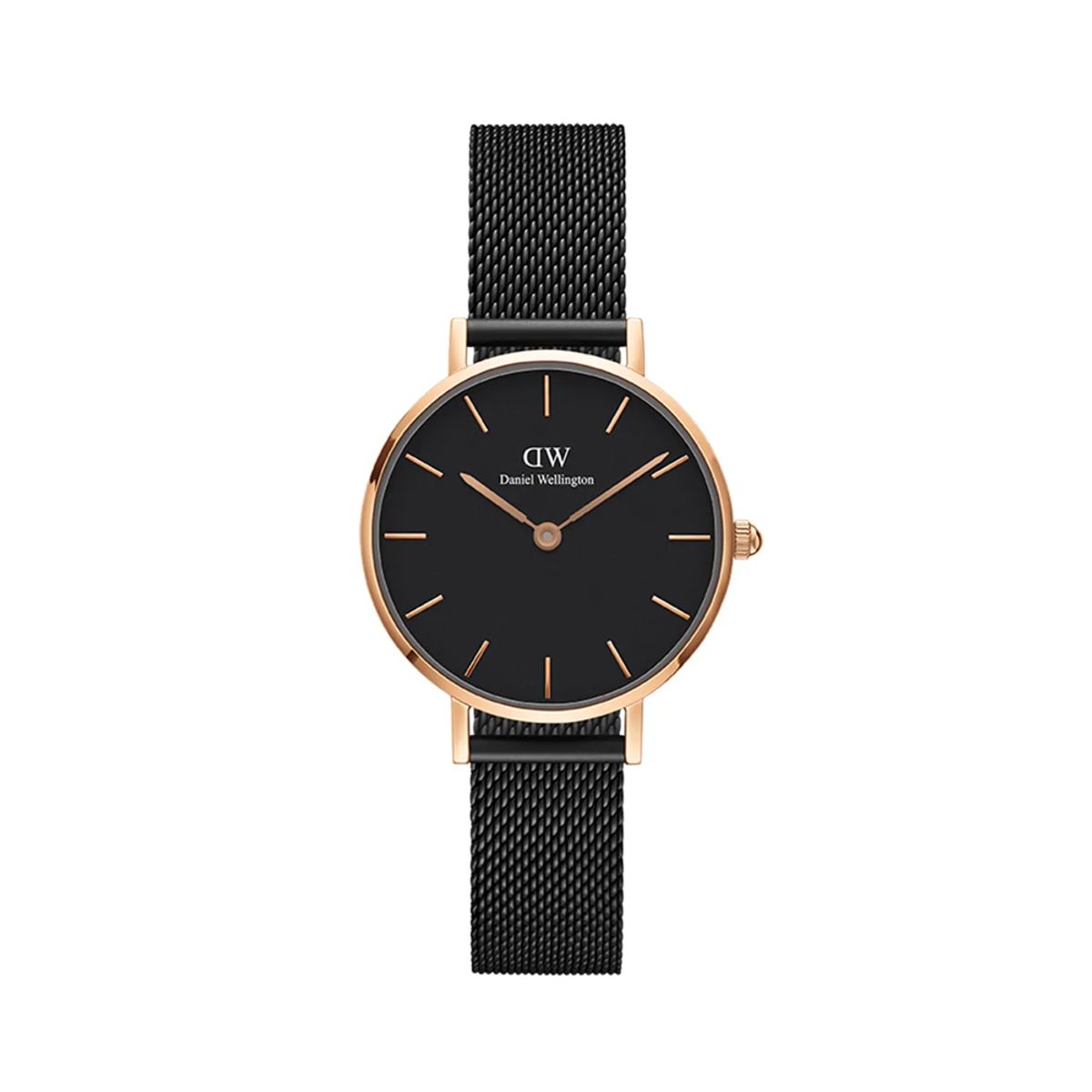 다니엘 웰링턴(DANIEL WELLINGTON) PETITE ASHFIELD 2컬러 남녀공용 올블랙 메탈시계