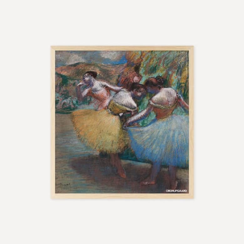에드가 드가 Three Dancers (액자 포함)