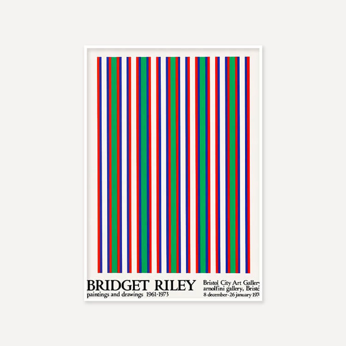 그릿시즌(GREET SEASON) 브리젯 라일리 Bridget Riley, 1974 (액자 포함)