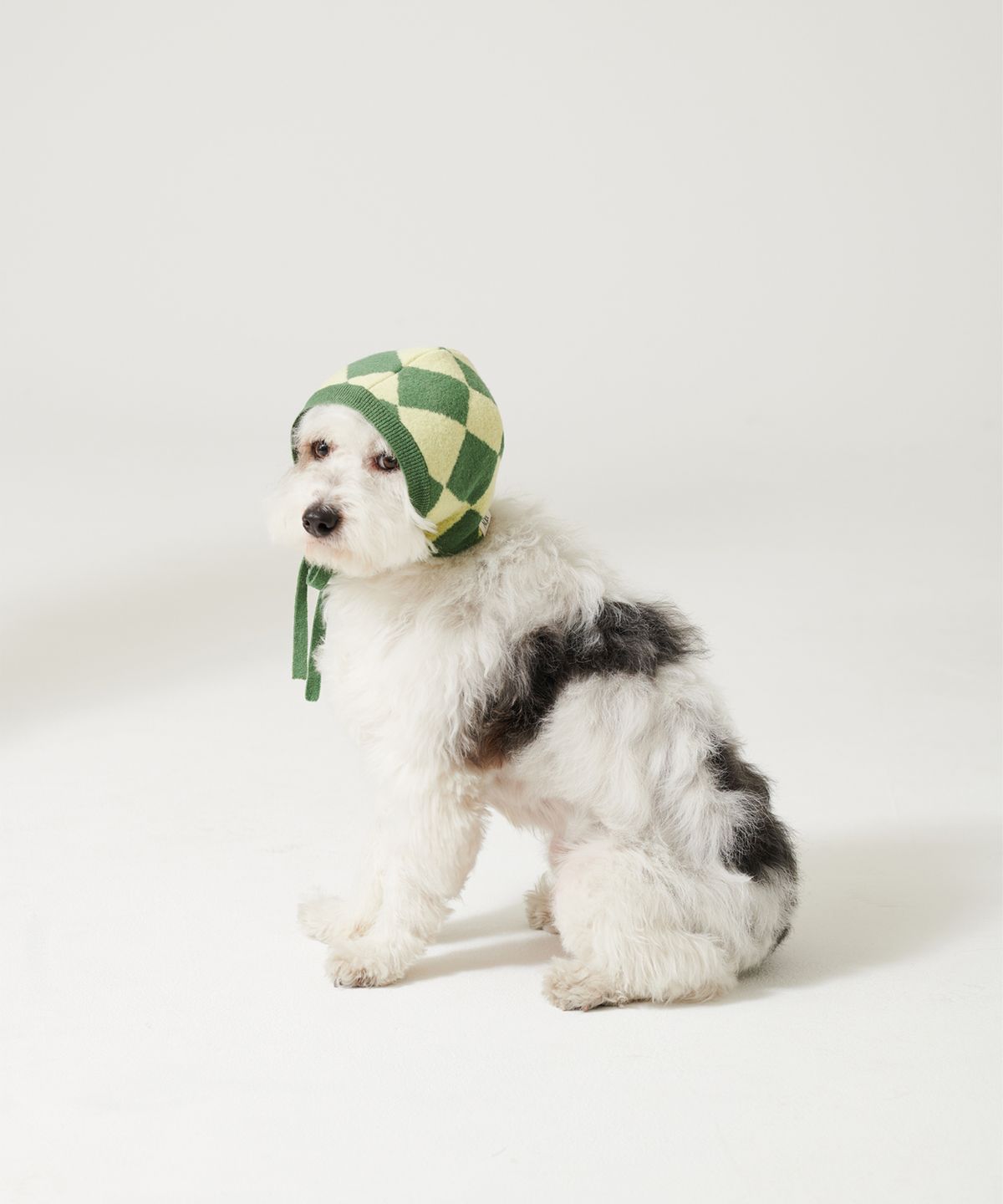 아옵트(AOPT) DIAMOND BABY ALPACA BONNET - GREEN