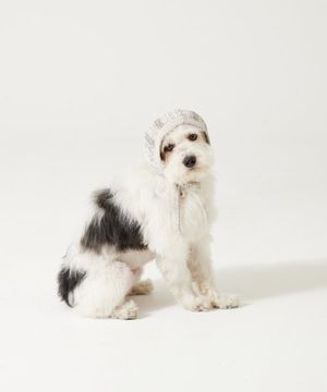 FISHNET MINI BONNET - GREYISH BLUE