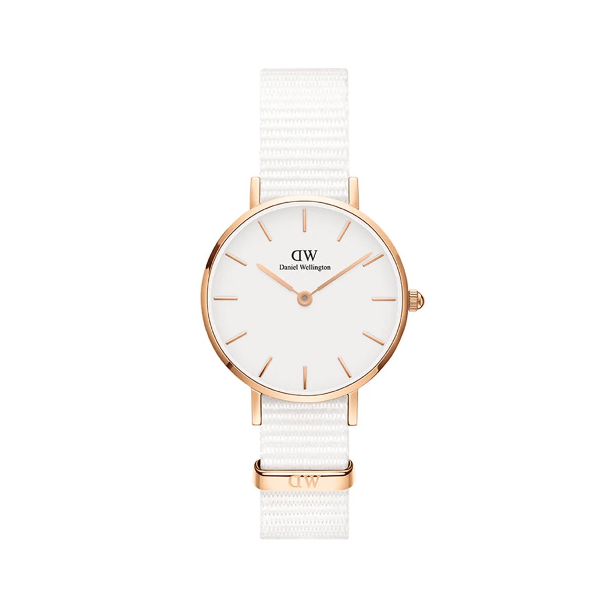 다니엘 웰링턴(DANIEL WELLINGTON) PETITE DOVER 화이트 나토스트랩 손목시계