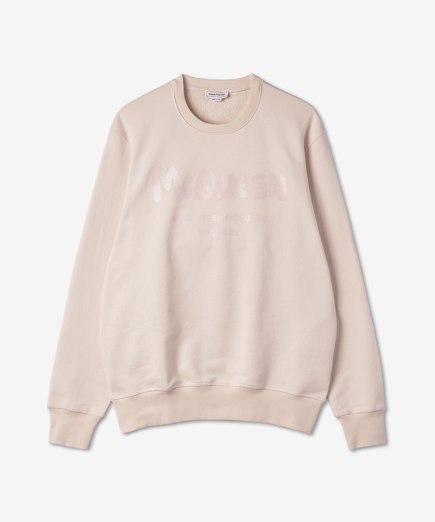 ★Alexander McQUEEN★ ロゴ スウェット ピンク 688713QTZ810907 MUSINSA | ALEXANDER McQUEEN Graffiti Logo Sweatshirt - Pink