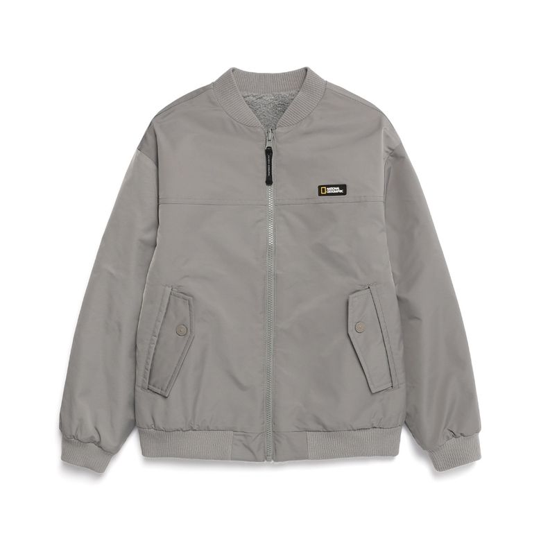 K224UFJ950 항공 리버시블 플리스 풀집업 LAUREL OAK