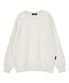 베이직 오버핏 드롭숄더 맨투맨_화이트