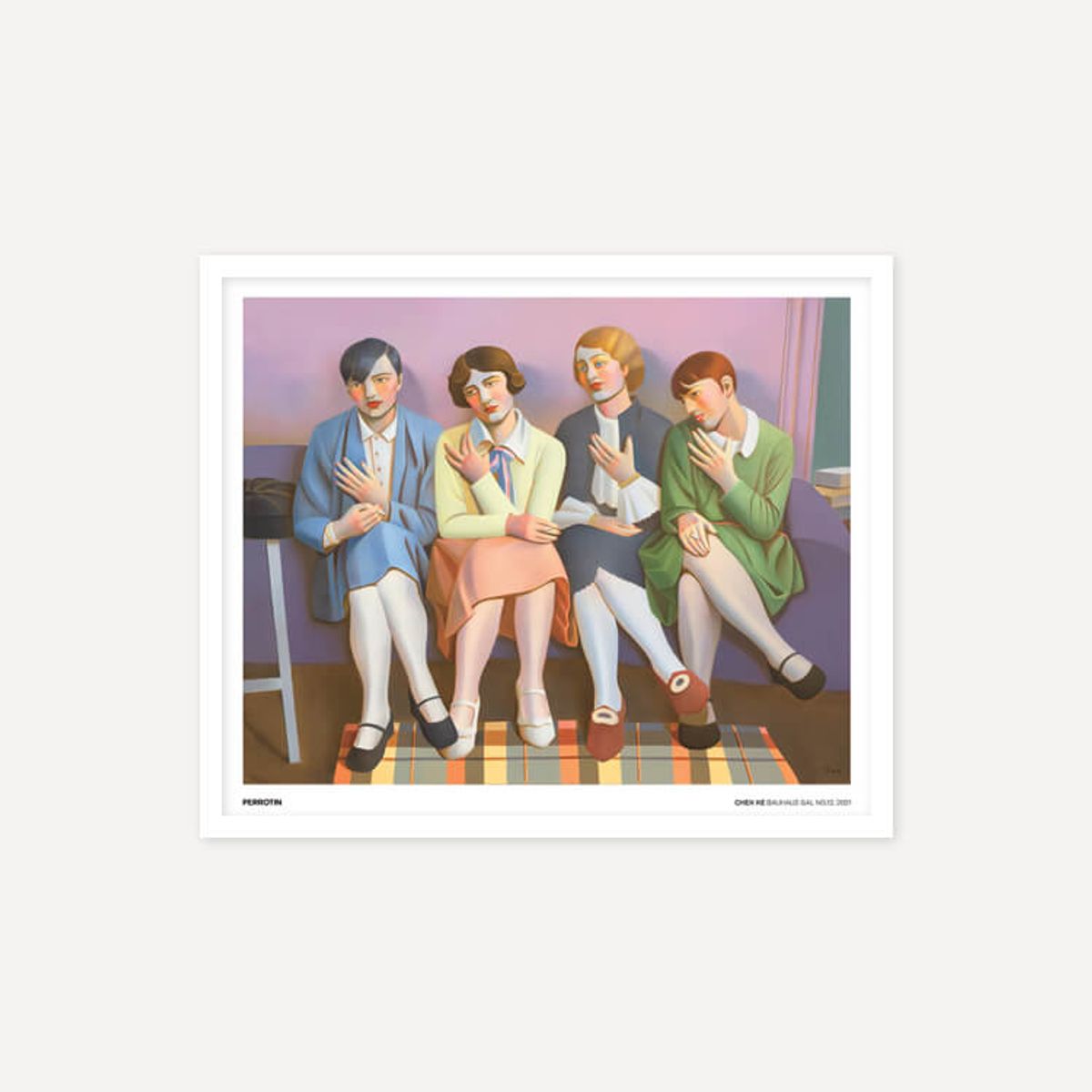 그릿시즌(GREET SEASON) 천 커 Bauhaus Gal No.12, 2021 (액자 포함)
