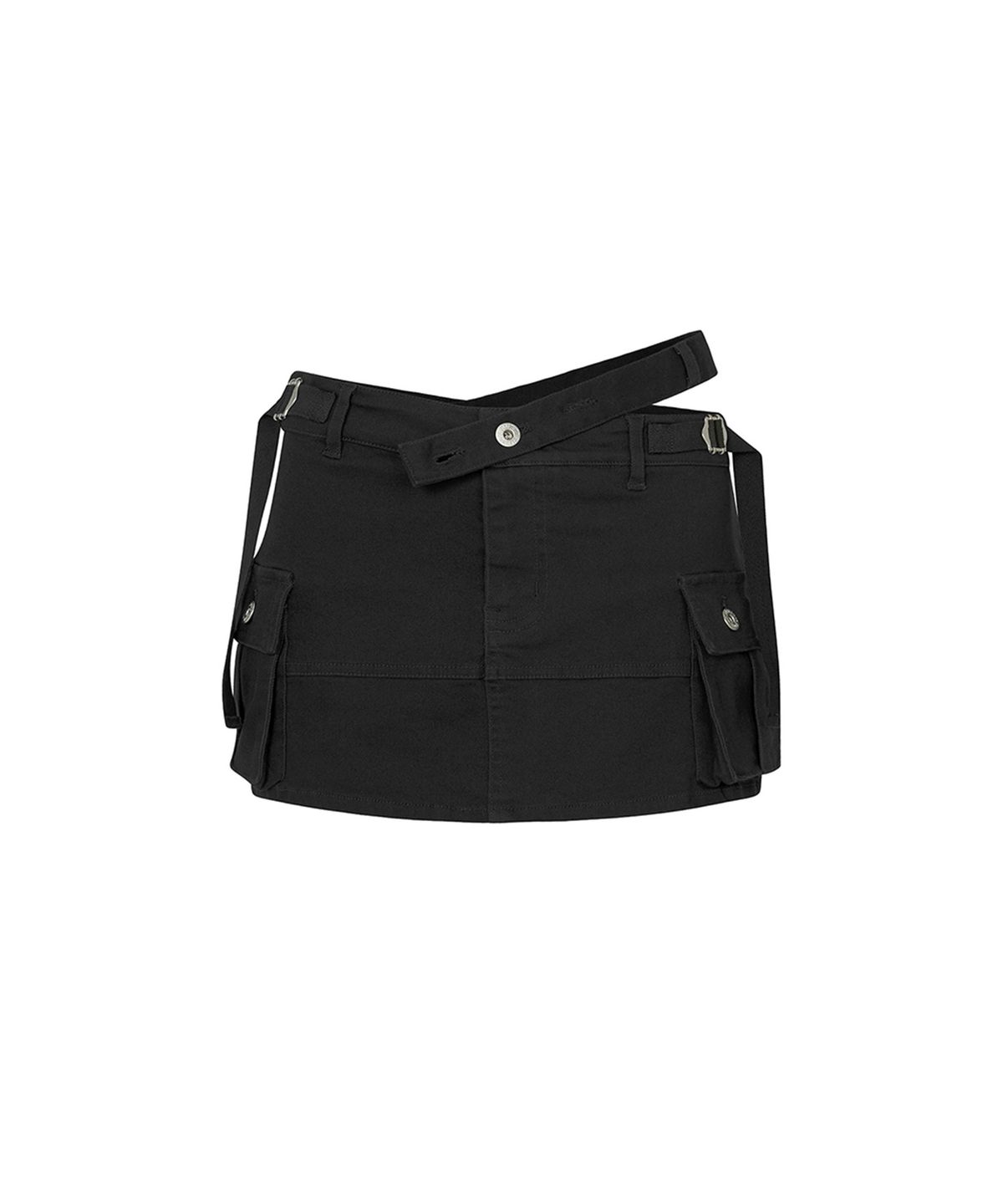 페인오어플레져(PAINORPLEASURE) NIX MINI SKIRT black