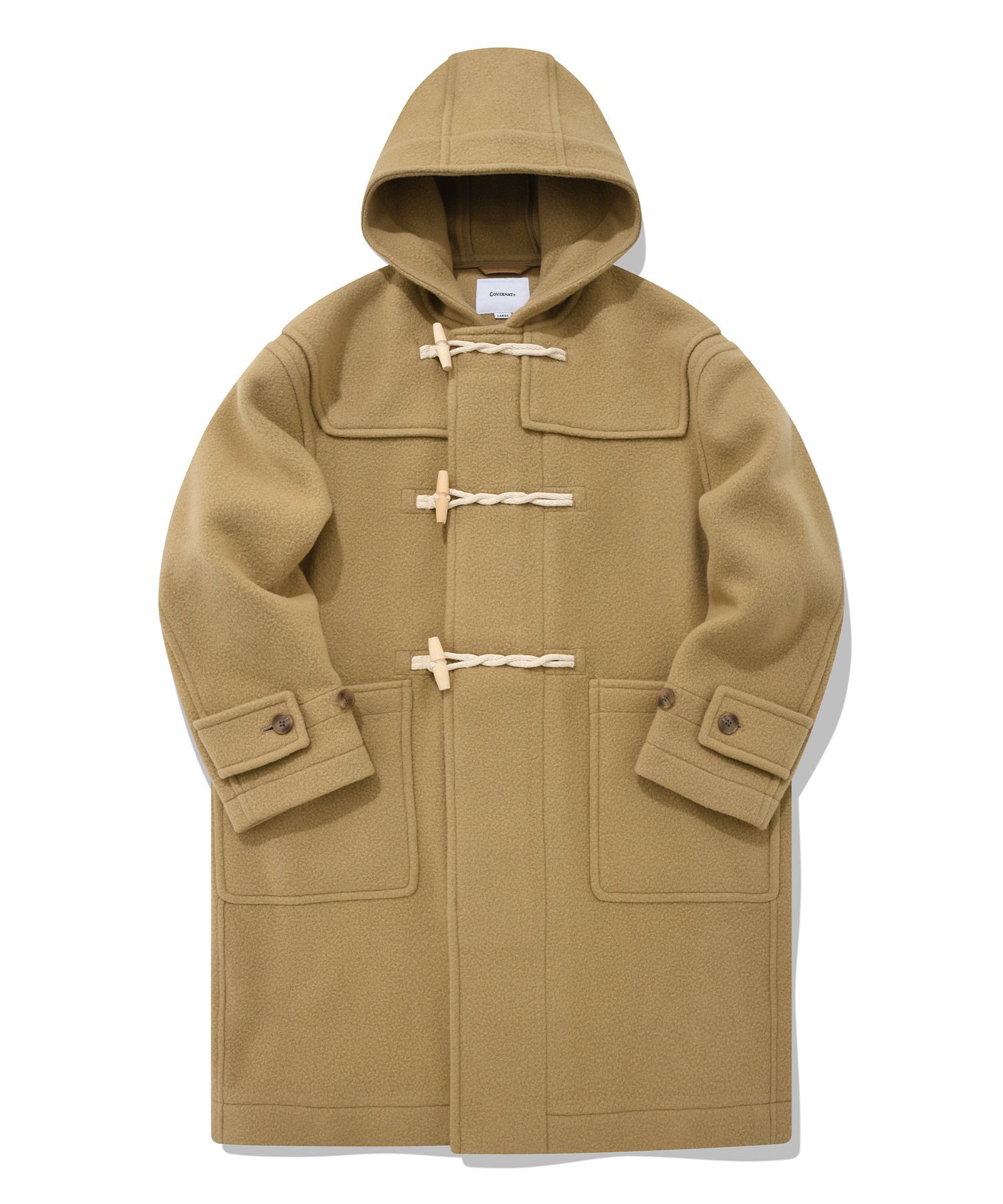 MUSINSA | COVERNAT wool duffel coat beige