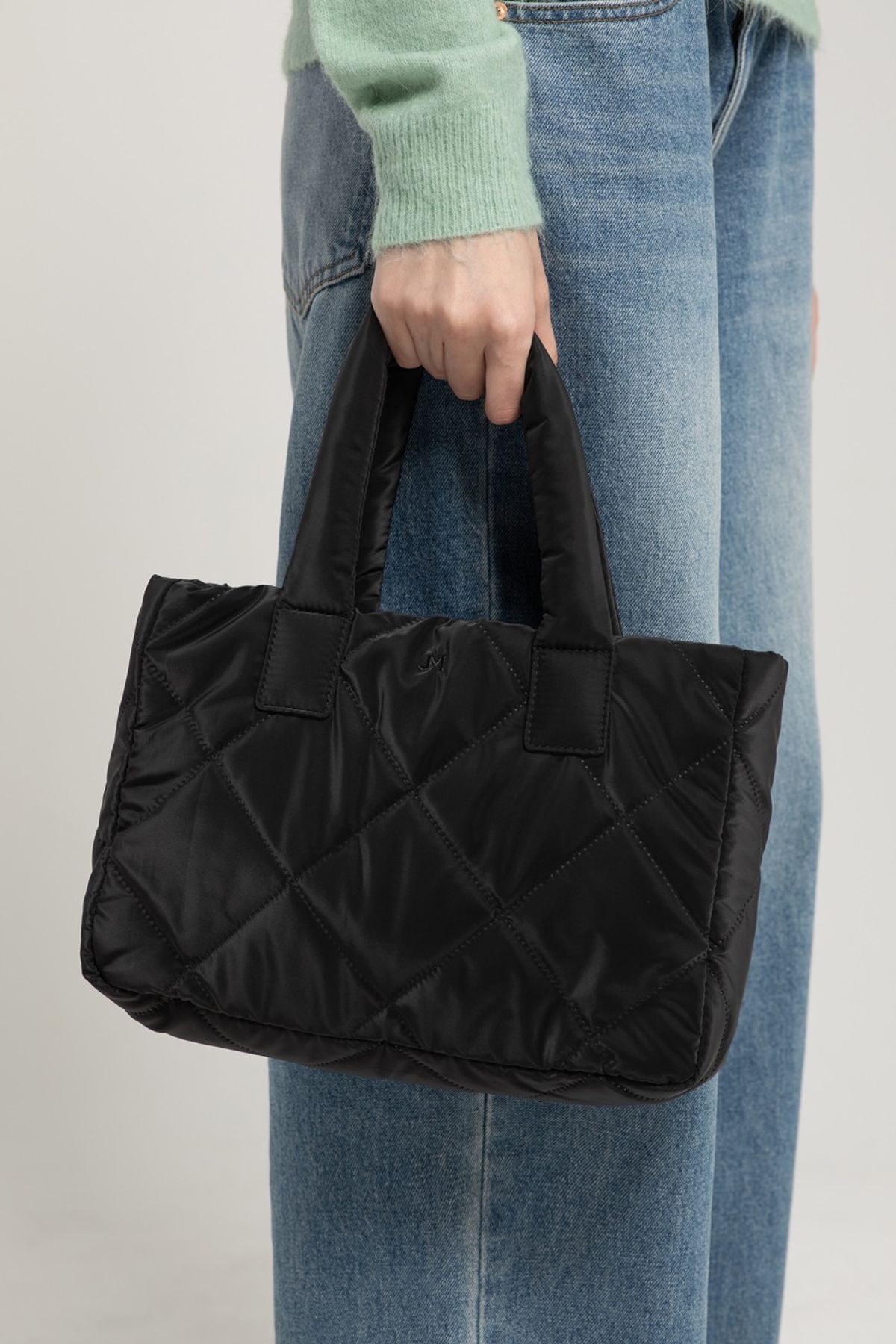 제이마크뉴욕(JMARKNEWYORK) ELLA padded tote bag - Black
