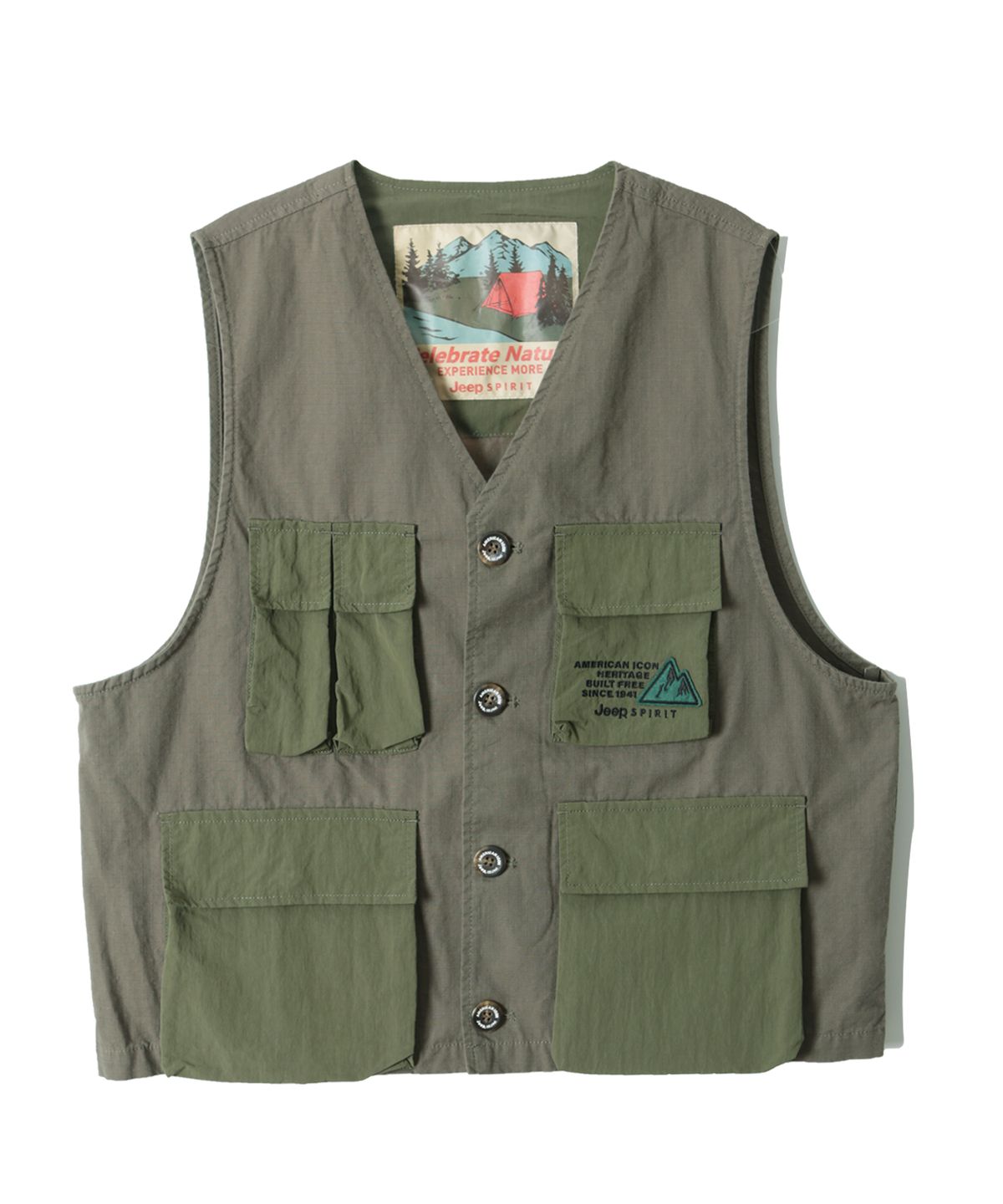 지프(JEEP) Camping Muti-Pocket Vest (JN5JPU655KH)