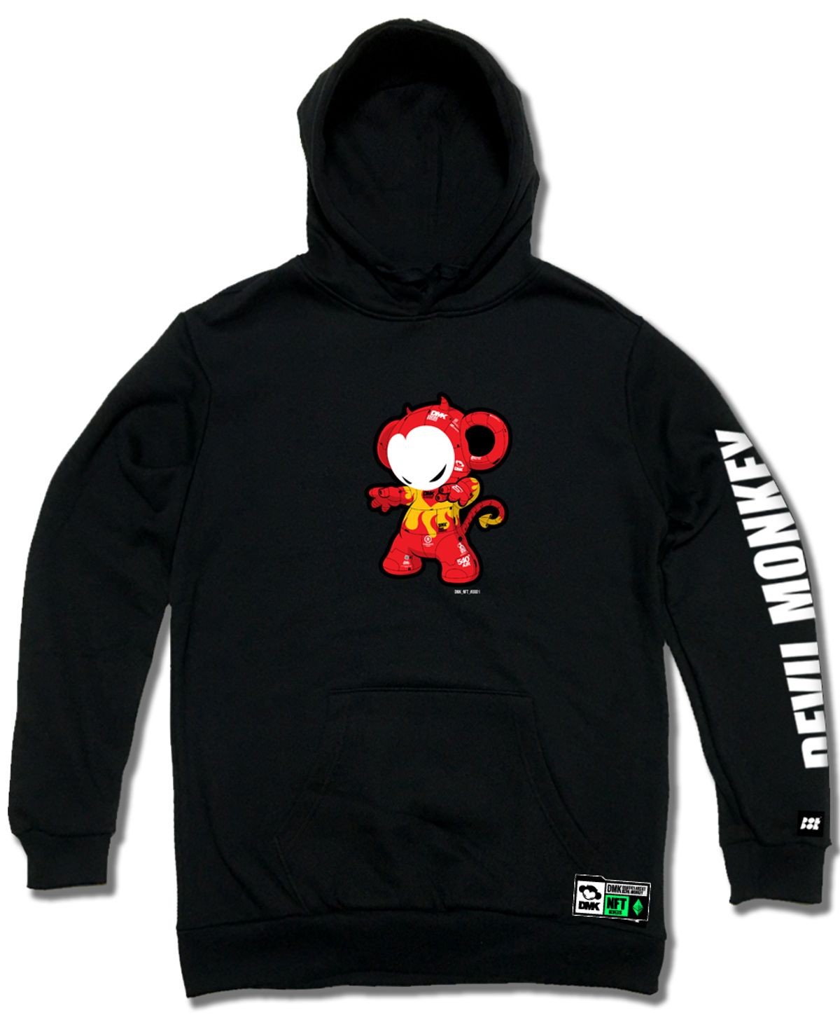 돌돌(DOLDOL) DMK_HOODY_127 그래피티 아티스트 데빌몽키 DMK NFT캐릭터 후드티 후디 후드