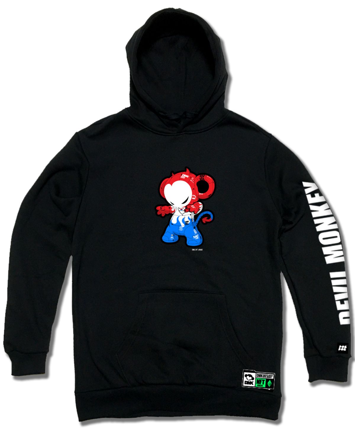 돌돌(DOLDOL) DMK_HOODY_128 그래피티 아티스트 데빌몽키 DMK NFT캐릭터 후드티 후디 후드