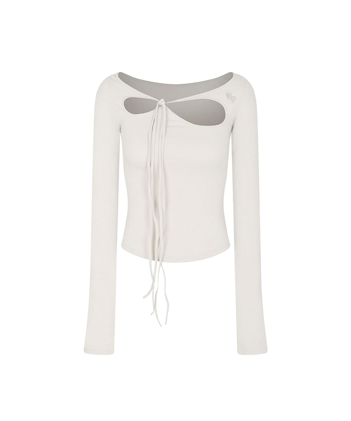 페인오어플레져(PAINORPLEASURE) ORCHID TOP light grey