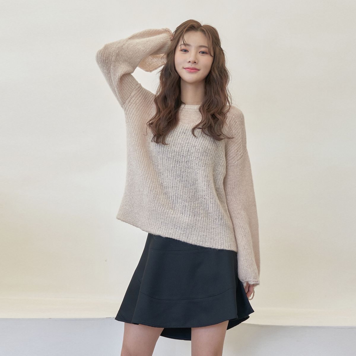 제이올(J-ALL) 아가타 스웨터 피치 파르페