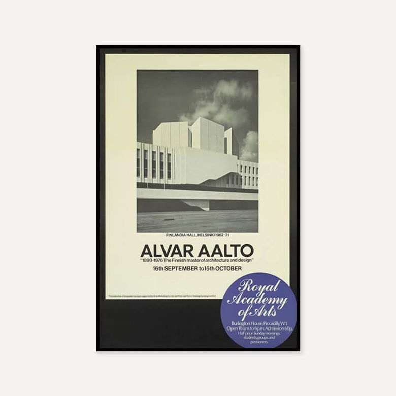 알바 알토 Alvar Alto 1978 (액자 포함)