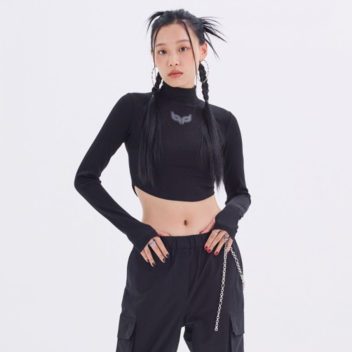 라라폭스(LALAFOX) FOX RIP CROPPED T-SHIRTS BN4CL006