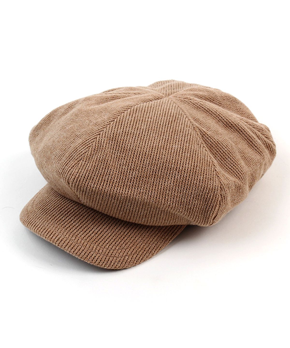 유니버셜 케미스트리(UNIVERSAL CHEMISTRY) Knit Beige Newsboy Cap 니트뉴스보이캡