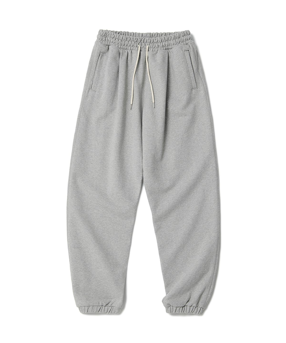 라모랭(RAMOLIN) 1-Tuck Sweatpants Heather Gray
