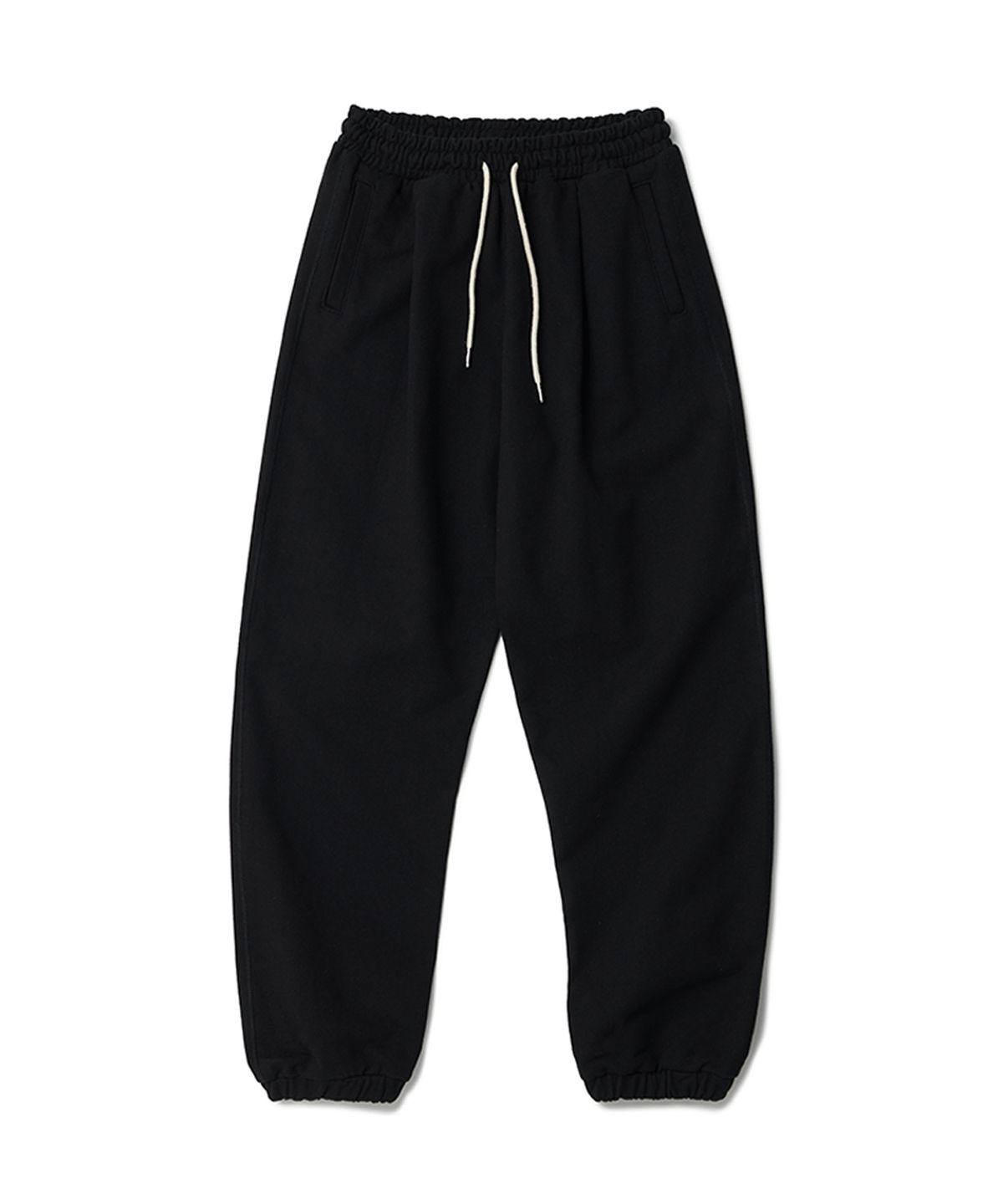 라모랭(RAMOLIN) 1-Tuck Sweatpants Black