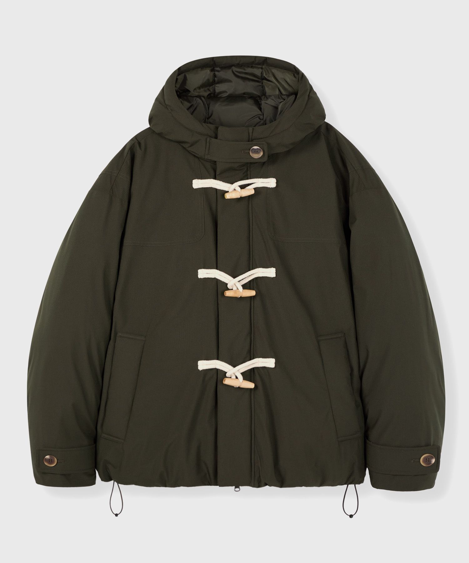 MUSINSA公式 | KIIMUIR Overfit 2-WAY Duffel Hood Short