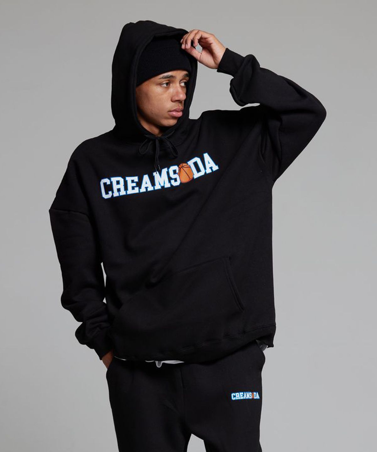 크림소다랩(CREAM SODA LAB) 씨알 볼러 후드티 트레이닝 세트