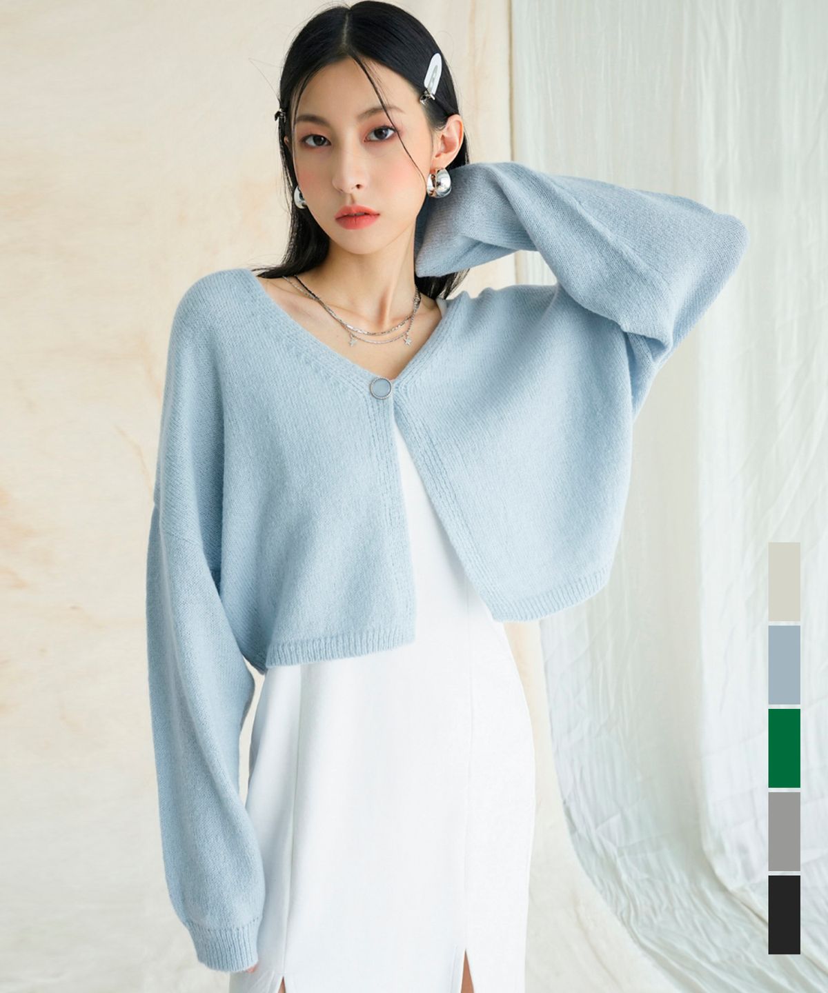 어반드레스(AVANDRESS) One Button Cardigan - 5COL